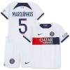 Original Trikotsatz Paris Saint-Germain Marquinhos 5 Auswärtstrikot 2023-24 Für Kinder